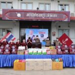 ผบช.ภาค 7 พร้อมด้วย ประธานชมรมแม่บ้าน ตร. เดินสายลงพื้นที่ มอบของอุปโภค บริโภค ให้ กับข้าราชการตำรวจในสังกัด