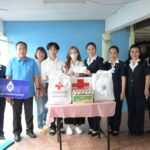 ผู้ว่าราชการจังหวัดนนทบุรีพร้อมนายกเหล่ากาชาดลงพื้นที่เยี่ยมติดตามนักเรียนทุนพระราชทานเพื่อการศึกษาสงเคราะห์ในพื้นที่จังหวัดนนทบุรี