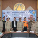 ผู้ว่านนท์ เปิดการฝึกศูนย์บัญชาการเหตุการณ์จังหวัดนนทบุรี ประจำปีงบประมาณ พ.ศ.2566 กรณีอุทกภัย ย้ำหน่วยงานต้องรู้บทบาทหน้าที่ของตัวเองเพื่อให้การช่วยเหลือประชาชนมีประสิทธิภาพ