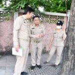 เดินเท้าตรวจพื้นที่ถนนวงศ์สว่าง เพื่อแก้ไขจุดบกพร่องภายในพื้นที่