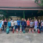 สาธิตในการดับไฟ