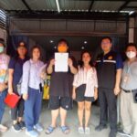 หน่วยงานประจำจังหวัดกาญจนบุรี ร่วมกับ สคบ. จังหวัด และพาณิชย์จังหวัดกาญจนบุรี ลงตรวจร้านขายไข่ตามข้อร้องเรียน