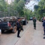 ฉก.ลาดหญ้า ตรวจยึดรถขนยางพารา 3 คัน ต้องสงสัยขนขี้ยางเถื่อนมาจากประเทศเพื่อนบ้าน