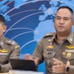 ผบช.สตม.แถลงข่าวจับชาวต่างชาติกระทำผิดในประเทศไทยหลายคดี