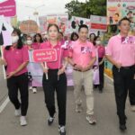 รองผู้ว่าราชการจังหวัดนนทบุรีร่วมเดินรณรงค์ยุติความรุนแรงต่อเด็ก สตรี และบุคคคลในครอบครัว