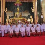 เลขาธิการสภาการศึกษา อัญเชิญผ้าพระกฐินพระราชทาน ของพระบาทสมเด็จพระเจ้าอยู่หัว ไปทอดถวายยังวัดพระแท่นดงรัง วรวิหารกาญจนบุรี