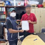 รวบหนุ่มอดีตลูกจ้างโรงงาน หลังร่วมกันลักม้วนผ้ามูลค่าความเสียหายกว่า 4,000,000 บาท