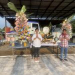 เสี่ยศักดิ์ พร้อมซ้อวิภาและชาวบ้านหมู่5ท่าตะคร้อจัดพุ่มกฐิน พร้อมขบวนนางรำรถเครื่องเสียง แห่กฐินถวายวัดท่าตะคร้อท่าม่วงกาญจน์