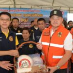 ตรวจเยี่ยมให้กำลังใจจุดตรวจหลัก และจุดบริการประชาชนที่ปฏิบัติงานในช่วงเทศกาลปีใหม่