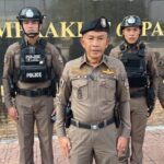 ตร.บางใหญ่ ฝึกเข้มเสริมยุทธวิธีการใช้ไม้ง่าม สยบคนเมา-คลั่ง เพื่อความปลอดภัยของ ปชช.