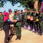 ให้กำลังใจอาสาสมัคร- เจ้าหน้าที่