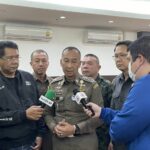 ผบ.ตร.บินด่วน กาญจนบุรี ประชุมร่วม ผู้ว่ากาญจน์และทหารกองกำลังสุรสีห์ คุมเข้มของเถื่อนชายแดน ยางพาราทรานสิต ไฟป่า และ เงินกู้นอกระบบ