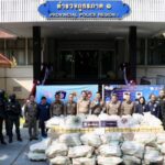 ตำรวจภูธรภาค 1 จับกมุ เครือข่ายยาเสพติด ทีมลำเลียง สายเหนือ ยึดยาบ้า 10,000,000 เม็ด มูลค่ากว่า 300,000,000 บาท