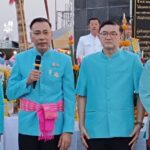 ผู้ว่าราชการจังหวัดยโสธรเปิดงานสถาปนาและกาชาดพร้อมจัดพิธีบวงสรวงพระราชวงศา