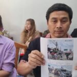 รถบรรทุกปูนเสียหลักข้ามเกาะกลางประสานงารถกระบะขนผัก