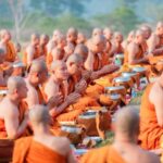 พระอาจารย์เทียนชัย นำพระสงฆ์ สามเณร 250 รูป โครงการบรรพชาเฉลิมพระเกียรติ กรมสมเด็จพระเทพฯ ออกธุดงค์ ปักกลด แสวงบุญ 4 จังหวัดภาคอีสาน
