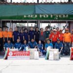 มูลนิธิป่อเต็กตึ๊ง ซับน้ำตา บรรเทาทุกข์ผู้ประสบอัคคีภัยบริเวณตลาดสดเทศบาลรัตนบุรี อำเภอรัตนบุรี จังหวัดสุรินทร์