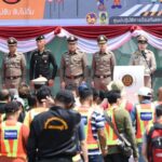 จังหวัดนนทบุรีเปิดศูนย์ปฏิบัติการป้องกันและลดอุบัติเหตุทางถนน และปล่อยขบวนรถรณรงค์ป้องกันอุบัติเหตุทางท้องถนนช่วงสงกรานต์ปี 2567