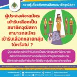 “กกต.” แจง “ผู้สมัคร สว.” มีสิทธิ์รับเลือกได้เพียงกลุ่มเดียว