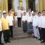 จังหวัดนนทบุรีจัดพิธีทำบุญตักบาตรและเจริญพุทธมนต์วันวิสาขบูชา ประจำปี 2567