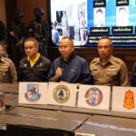 ภ.จว.เชียงใหม่ – ตำรวจภูธรภาค 5 แถลงข่าวการจับกุมผู้ต้องหาคดีเว็บพนันออนไลน์