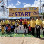 ยโสธรสีสันต์แข่งขันเด็กปั่นจักรยานซาไกเฉลิมพระเกียรติ