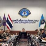 พล.ต.อ.กิตติรัฐ พันธ์เพ็ชร์ ผบ.ตร.เป็นประธานการประชุม