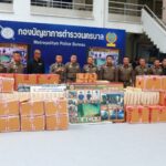 ผู้ช่วย ผบ.ตร.-บช.น.-ผบก.น.9-กก.สส.น.9 แถลงผลจับยาบ้า เกือบ 6 ล้านเม็ด