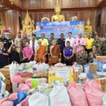 เจ้าคณะจังหวัดศรีสะเกษ(ธ)มอบข้าวสารอาหารแห้งหนุนทหาหาญด่านถาวรช่องสะงำศรีสะเกษ
