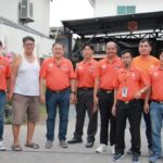 ปี่กลองเตรียมบรรเลง ลงพื้นที่แนะนำตัวว