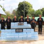 กรมทหารพราน 23 รับมอบน้ำดื่มจากมูลนิธิ