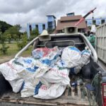 ห้องสาธารณสุขฯ ดำเนินการขนย้ายขยะฉันตราย