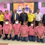เสียงเพลงสรรเสริญพระบารมีดังกระหึ่มกึกก้องสันติบาลสมุทรสาคร