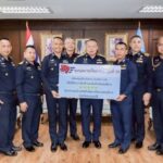 กองทัพอากาศ รับมอบเงินเพื่อใช้ในการจัดสร้างรถเข็นสำหรับคนพิการและสิ่งของอุปโภค บริโภค