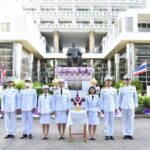 นนทบุรี-วางพานพุ่มดอกไม้ วันที่ระลึก “วันกิติยากร” ประจำปี 2568