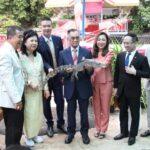 ฟาร์มจระเข้ฯสมุทรปราการทำพิธีเปิดศาลา 100 ปีชาตกาลคุณพ่ออุทัย ยังประภากร