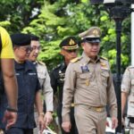นนทบุรี-ปล่อยแถวเปิดปฏิบัติการตรวจค้นสถานประกอบการ