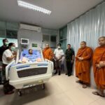 • เยี่ยมและมอบกระเช้าให้กำลังใจ พลทหารได้รับบาดเจ็บจากแรงอัดกระแทกของระเบิด