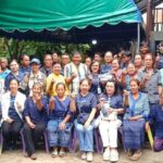 ยโสธร นำสื่อฯ เยี่ยมชม “กลุ่มสตรีสหกรณ์บ้านม่วงกาชัง” ชูผ้าทอย้อมสีธรรมชาติ ภูมิปัญญาสู่โลกออนไลน์