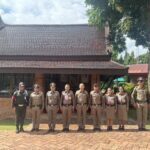 ผู้การหน่อย นำทีมตรวจระดับน้ำเจ้าพระยา บริเวณพระตำหนักสิริยาลัย เตรียมพร้อมรับมือวิกฤตน้ำหลาก