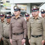 ผกก. บ้านโป่ง นำข้าราชการตำรวจ ร่วมพิธี เจริญพระพุทธมนต์ เนื่องในวันตำรวจ ปี 2568“