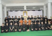 จังหวัดนนทบุรีประกอบพิธีบำเพ็ญกุศลสวดพระอภิธรรม อุทิศถวายพระราชกุศล แด่สมเด็จพระนางเจ้าสิริกิติ์ พระบรมราชินีนาถ พระบรมราชชนนีพันปีหลวง