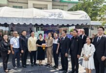 สมุทรปราการ 271168 ส่งกำลังสมาชิก อส.ปฏิบัติภารกิจช่วยเหลือผู้ประสบอุทกภัยในพื้นที่หาดใหญ่ จ.สงขลา