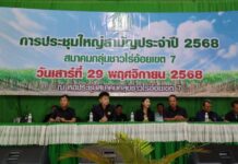 สมาคมชาวไร่อ้อยเขต 7 ระดมสมาชิกกว่า 30,000 คน ประชุมใหญ่ประจำปี 2568 ก่อนเปิดหีบอ้อย ท่ามกลางวิกฤตราคาอ้อยตกต่ำรอบ 5 ปี