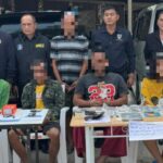 กาญจนบุรี – ตร.ภาค 7 ร่วมกับ ตร.ชุดสืบสวนจังหวัดกาญจน์บุกทลายคอกม้า! รวบ 5 ผู้ต้องหาพร้อมของกลางมูลค่ากว่า 5 ล้านบาท