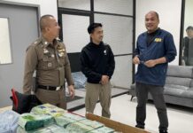 สืบนครบาล8 แกะรอยรวบ2หัวจ่ายรายใหญ่ย่านสมุทรปราการ ขณะเตรียมกระจายสินค้า ของกลางยาไอซ์6กก. ยาเค29กก.