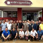 ตำรวจมหาชัย รวมใจส่ง ตำรวจกรับใหญ่ พร้อมใจรับ พ.ต.ท.โสภาส ถนนทิพย์ รองผู้กำกับป้ายแดง