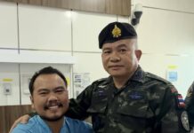 แม่ทัพภาคที่ 2 ออกจากสนามรบ เยี่ยมให้กำลังใจทหารบาดเจ็บจากเหตุปะทะชายแดนไทย–กัมพูชา