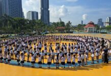 ลูกเสือ รร.ทม.บ้านศรีมหาราชา เรียนรู้นอกห้องเรียนเข้าฐานฝึกทักษะร่างกายด้านต่าง ๆ 17 ฐาน