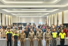 ผบก.ภ.จว.กาญจนบุรี เปิดโครงการเพิ่มทักษะผู้ช่วยจราจร รุ่นที่ 2 มุ่งลดอุบัติเหตุทางถนน เสริมความรู้กฎหมาย–CPR ให้ชุมชน